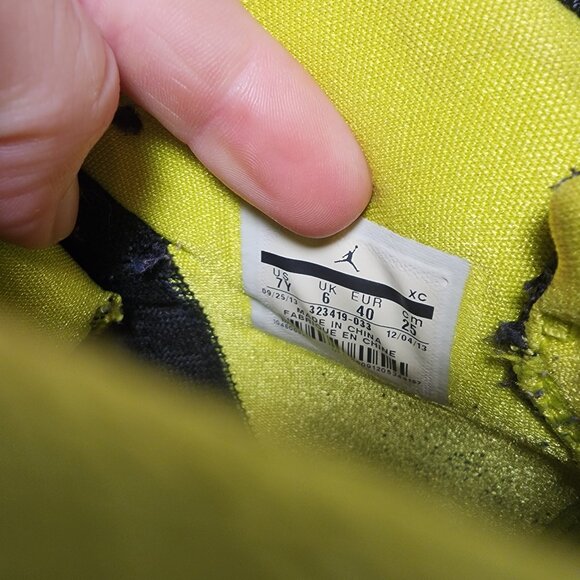 Jordan 6 Rings GS 7Y Venom Green - Picture 6 of 7